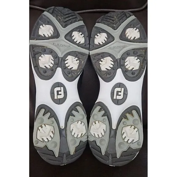FOOTJOY FJ Athletics Golf Shoes 56816-Black Mens Size 11.5 Lace-up