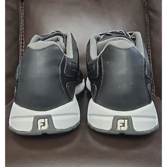 FOOTJOY FJ Athletics Golf Shoes 56816-Black Mens Size 11.5 Lace-up