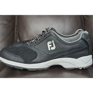 FOOTJOY FJ Athletics Golf Shoes 56816-Black Mens Size 11.5 Lace-up