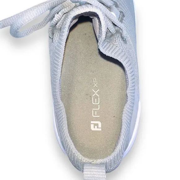 FootJoy FJ Flex XP Golf Spikeless Shoes 56273 Grey Men's 8.5M