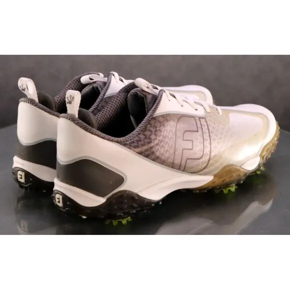 FootJoy Freestyle 2.0 Men's Gold Shoes Size 10.5 White 57345C