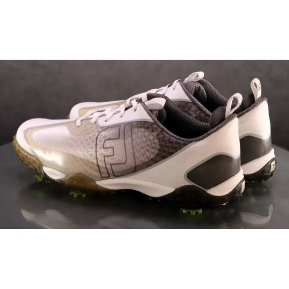 FootJoy Freestyle 2.0 Men's Gold Shoes Size 10.5 White 57345C