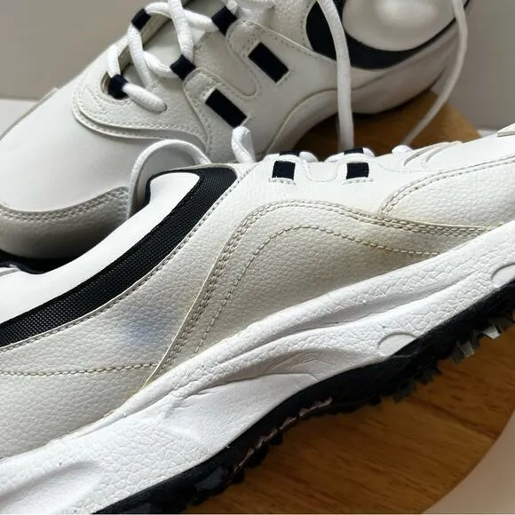 Footjoy Mens GreenJoys Golf Sneakers in Black and White