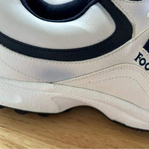Footjoy Mens GreenJoys Golf Sneakers in Black and White