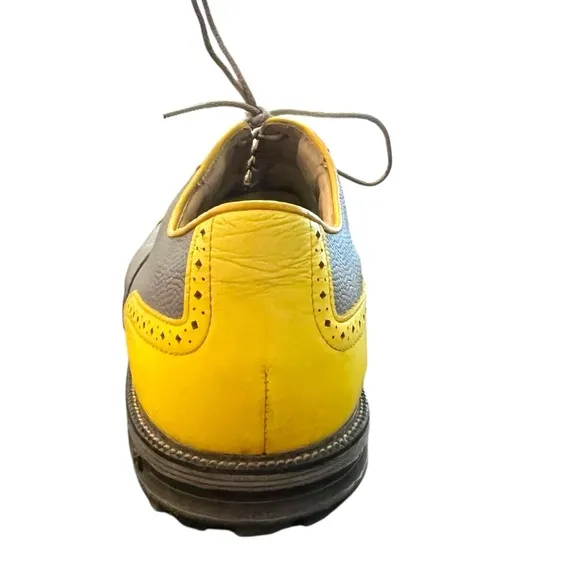 Footjoy Premier Series Versatrax  Men’s Golf Shoes US Size 15 Yellow Grey