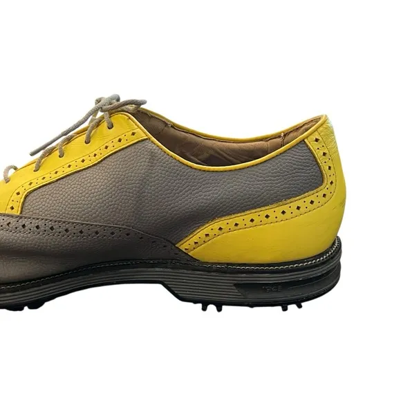 Footjoy Premier Series Versatrax  Men’s Golf Shoes US Size 15 Yellow Grey