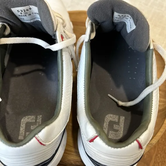FootJoy PRO SL Men's White Golf Shoes size 9