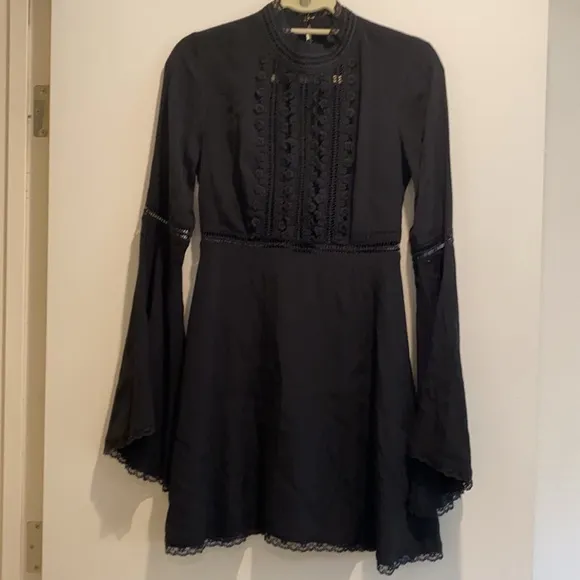 For Love &amp; Lemons Willow Bell Sleeve Dress