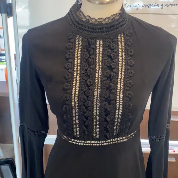 For Love &amp; Lemons Willow Bell Sleeve Dress