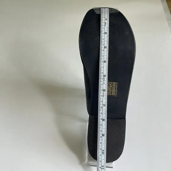 Free People Black Flat Sandal Mila Minimal