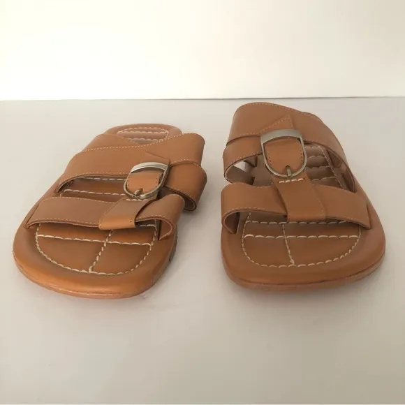 Free People Sloan Buckle Sandals Cinnamon Clay Leather NIB Size 8
