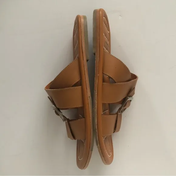 Free People Sloan Buckle Sandals Cinnamon Clay Leather NIB Size 8