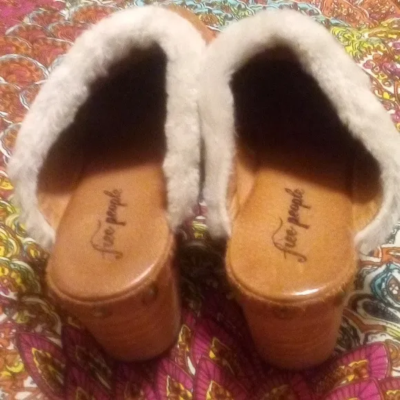 Free People Suede Clogs
