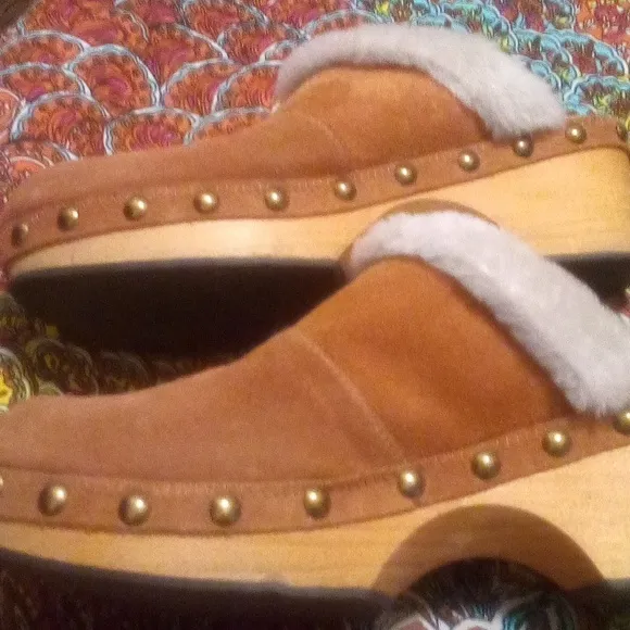 Free People Suede Clogs