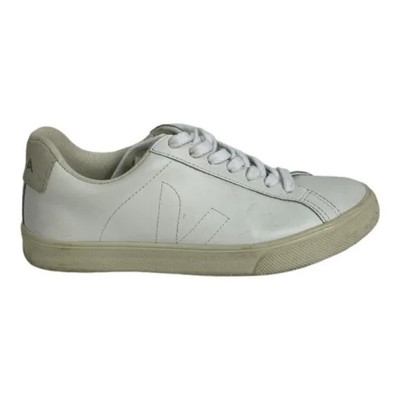 Free People Veja Esplar Sneakers White Size 5 Retro Sustainable Leather Size 5