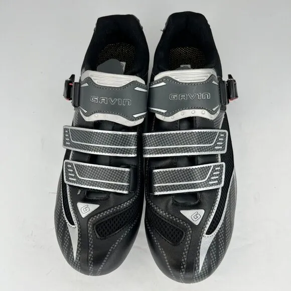 Gavin Mens Elite Road 2 and 3 Bolt Cleat Compatible Size 13 Cycling Cleat Shoes