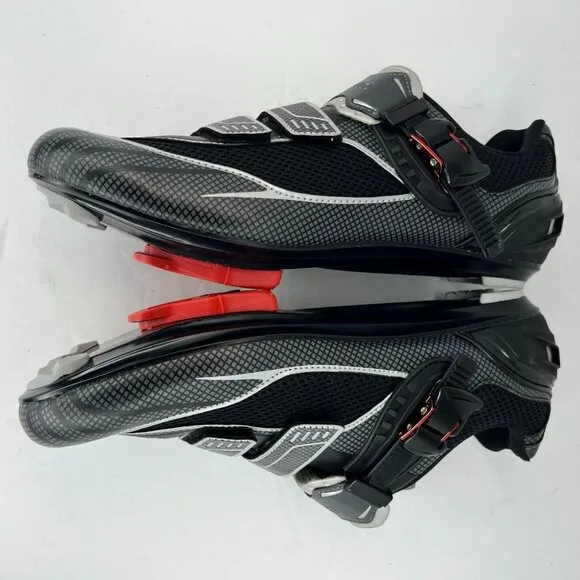Gavin Mens Elite Road 2 and 3 Bolt Cleat Compatible Size 13 Cycling Cleat Shoes