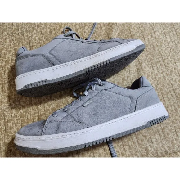 G.H. Bass &amp; Co. Men's Bareboat Mesh Sneakers Low-Top Shoes Grey 12