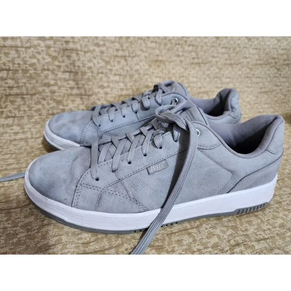 G.H. Bass &amp; Co. Men's Bareboat Mesh Sneakers Low-Top Shoes Grey 12