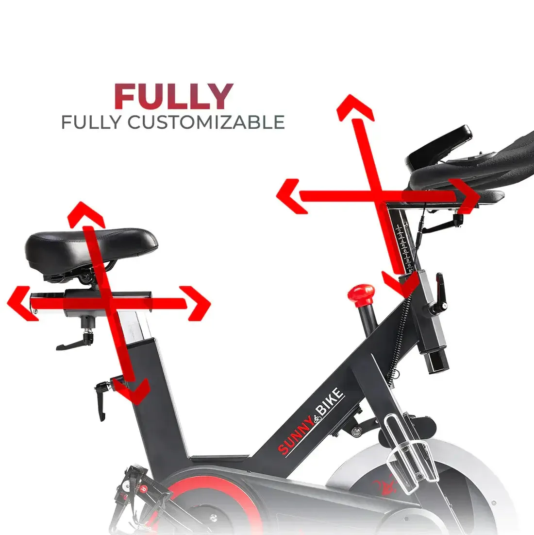 GP Pro Sun Premium Indoor Cycling Smart Stationary Bike - Lifetime warranty*