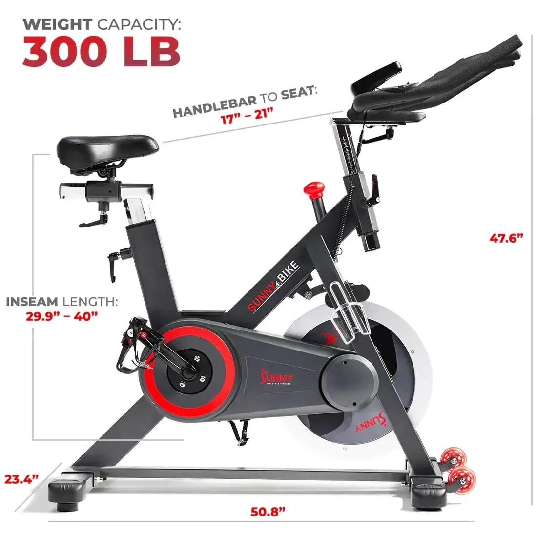 GP Pro Sun Premium Indoor Cycling Smart Stationary Bike - Lifetime warranty*