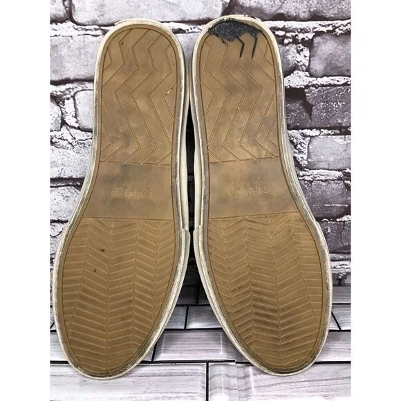 Greats Wooster Black Leather Slip On Casual Sneakers Shoes Men Sz 11M US/44EU