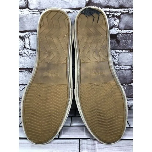 Greats Wooster Black Leather Slip On Casual Sneakers Shoes Men Sz 11M US/44EU