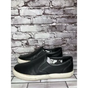 Greats Wooster Black Leather Slip On Casual Sneakers Shoes Men Sz 11M US/44EU