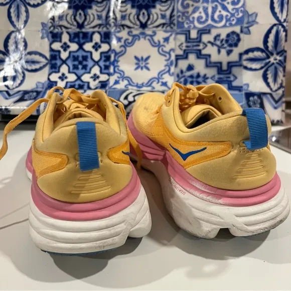 Hoka bondi 8 max cushioned road running shoes