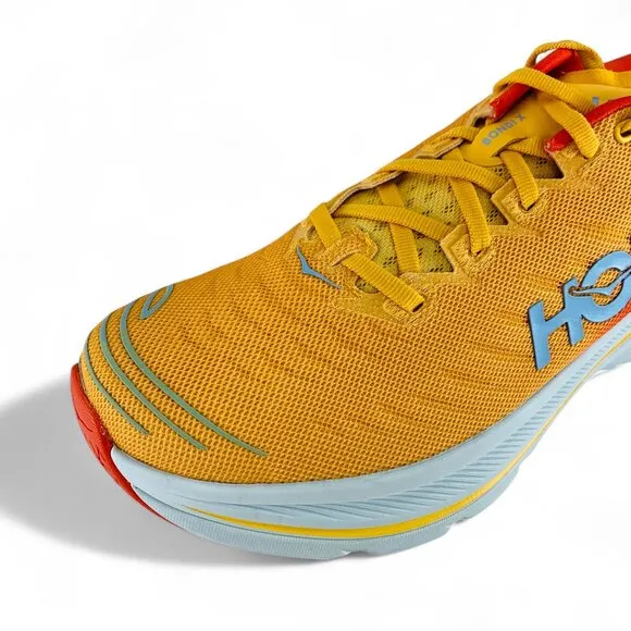 Hoka Bondi X Fiesta Amber Yellow Men's Running Shoes Sneakers 1113512-FAYW