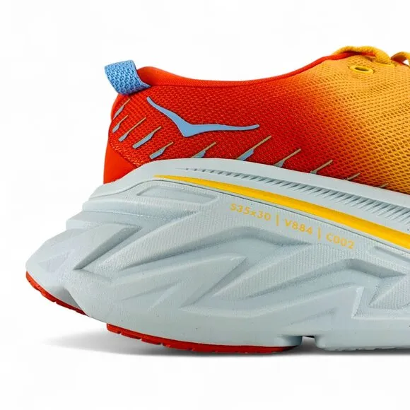 Hoka Bondi X Fiesta Amber Yellow Men's Running Shoes Sneakers 1113512-FAYW