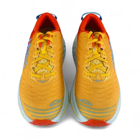 Hoka Bondi X Fiesta Amber Yellow Men's Running Shoes Sneakers 1113512-FAYW