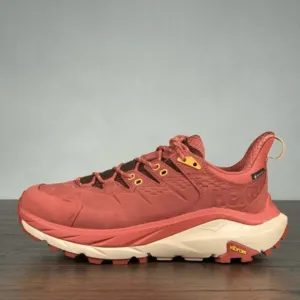 HOKA Kaha 2 Low GTX Womens 9.5B Hot Sauce Shifting Sand Trail Running Shoes NIB