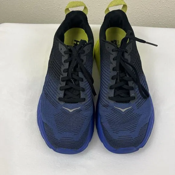 Hoka Mach 3 PROFLY Road Running Shoes Mens Size 10 Blue Yellow