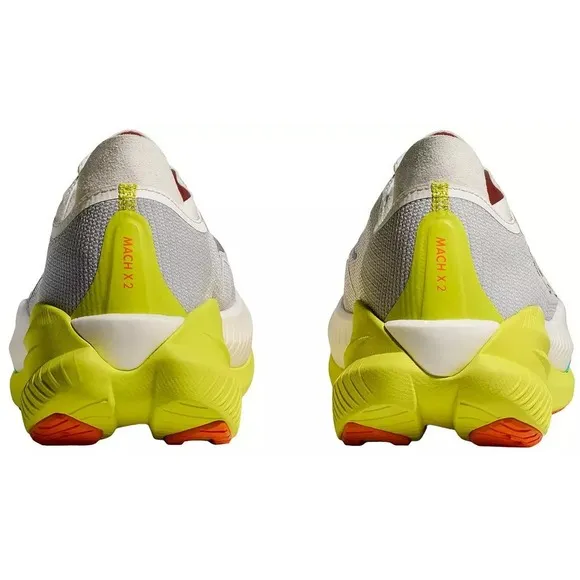 Hoka Mach X  2 Mens Running Shoes Frost / Citrus Size‎ 12