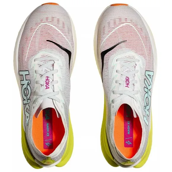 Hoka Mach X  2 Mens Running Shoes Frost / Citrus Size‎ 12