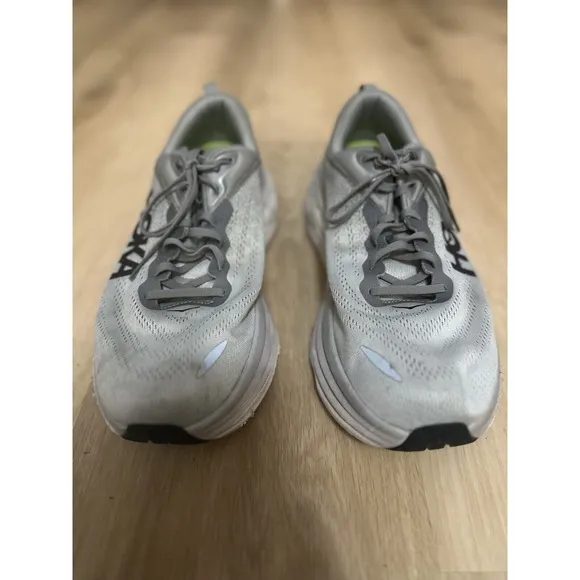Hoka One One Bondi 12 Wide (2E) 1127953/SHMS Men's Running Shoes Superfeet Soles