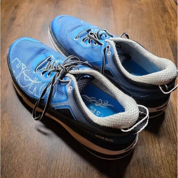 Hoka One One Bondi 4 Mens Size 11 Blue Casual Trail Walk Training Running Shoes