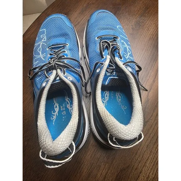 Hoka One One Bondi 4 Mens Size 11 Blue Casual Trail Walk Training Running Shoes