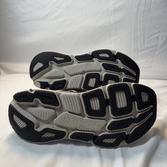 Hoka One One Bondi 7 Men 10.5 Sharkskin Gray Running Shoes Cushioned Trainer