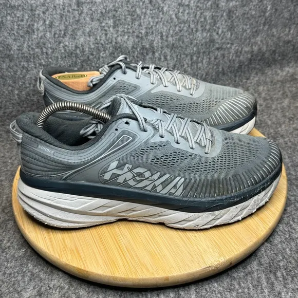 Hoka One One Bondi 7 Road Running Shoes Mens Size 9.5 Castle Rock