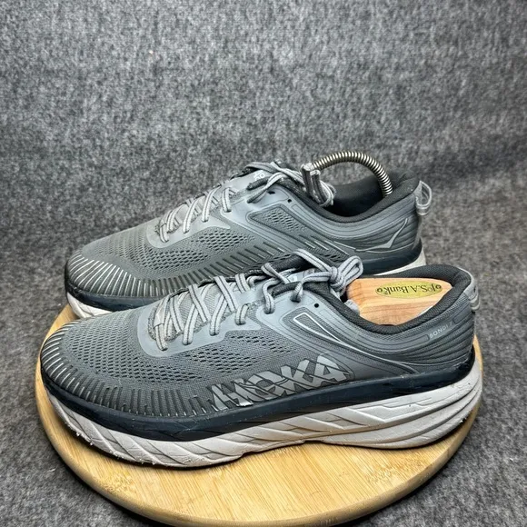 Hoka One One Bondi 7 Road Running Shoes Mens Size 9.5 Castle Rock