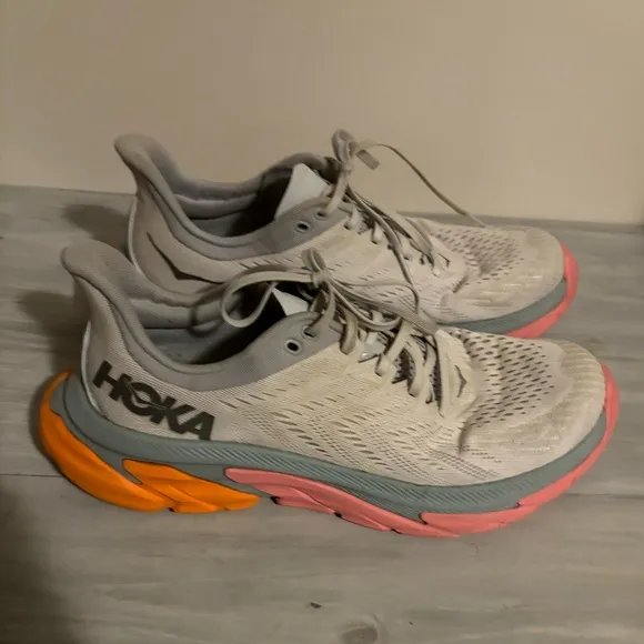 Hoka One One Clifton Edge Nimbus Cloud Lunar Rock 9.5 Men’s Missing Insole