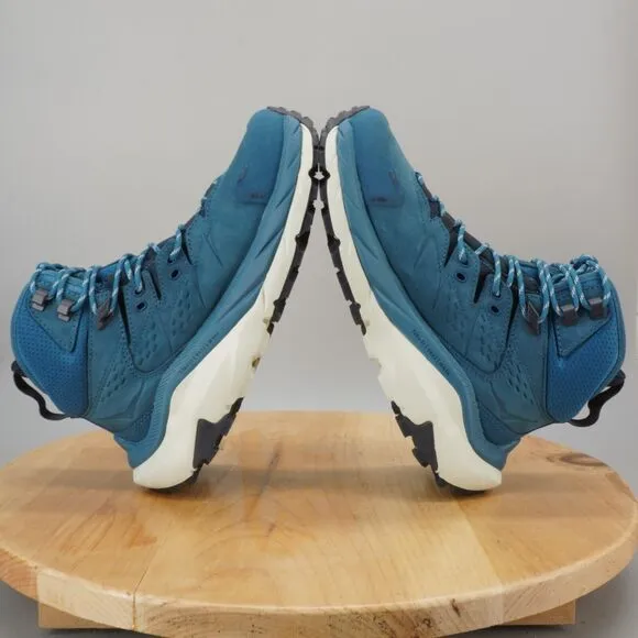 Hoka One One Kaha 2 GTX Mid Womens Size 9.5 Shoes Blue Coral Hiking Trail NEW