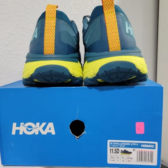 Hoka One One Men's Challenger ATR 6 Running Sneaker Shoes, 11.5 D(M) US