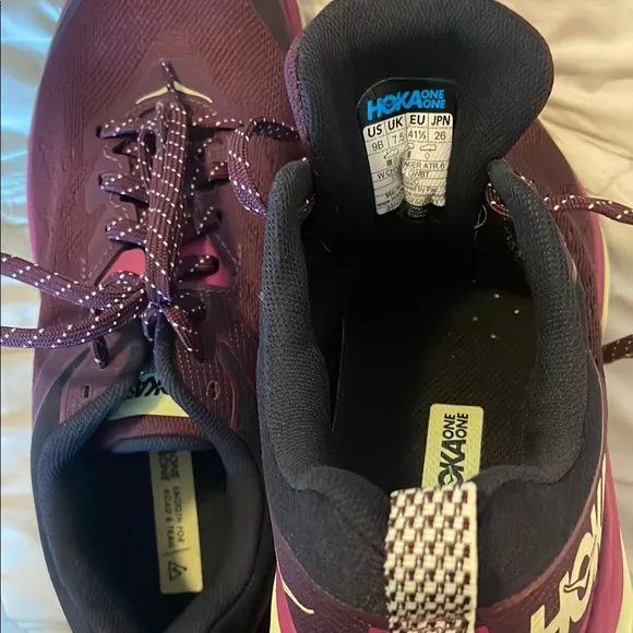 Hoka One One Purple Athletic Shoe 9B