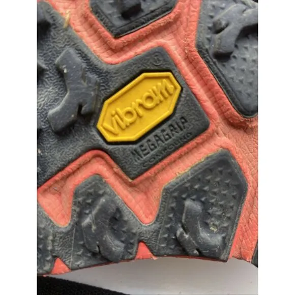 Hoka One One Speedgoat 3 Women Size 7.5 Black Trail Running Shoes 3810 Vibram