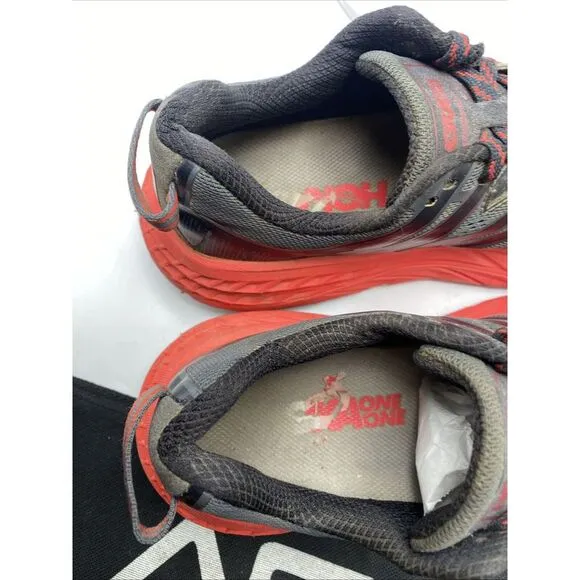 Hoka One One Speedgoat 3 Women Size 7.5 Black Trail Running Shoes 3810 Vibram