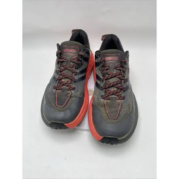 Hoka One One Speedgoat 3 Women Size 7.5 Black Trail Running Shoes 3810 Vibram