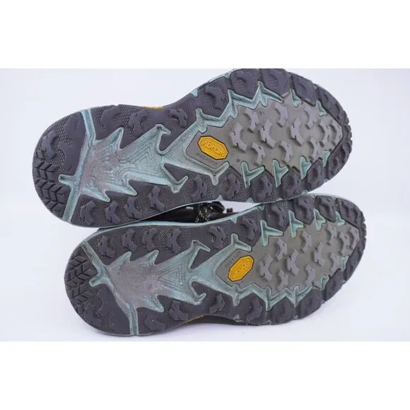 Hoka One One Speedgoat Mid 2 GTX Womens 9 Gore-Tex Trail Hiking Shoes Blue Black